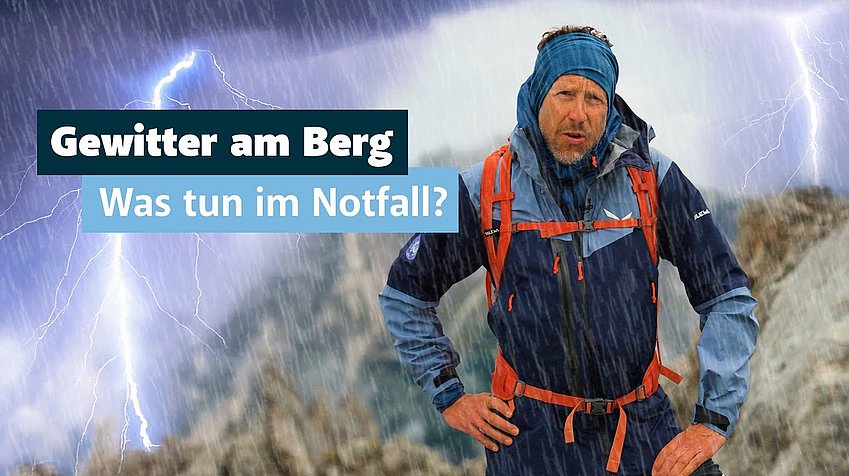 SO verhaltet ihr euch bei einem Gewitter am Berg!